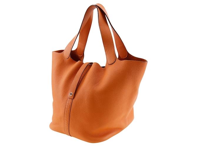 Hermès Borsa Hermes Picotin Lock GM Arancione - vista 2
