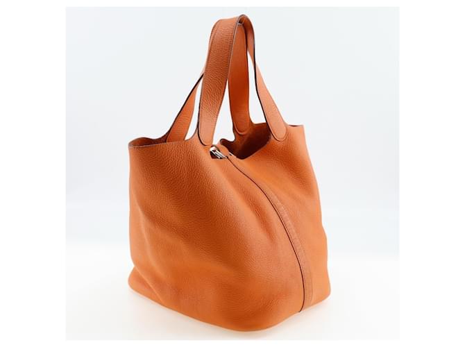 Hermès Borsa Hermes Picotin Lock GM Arancione - vista 3