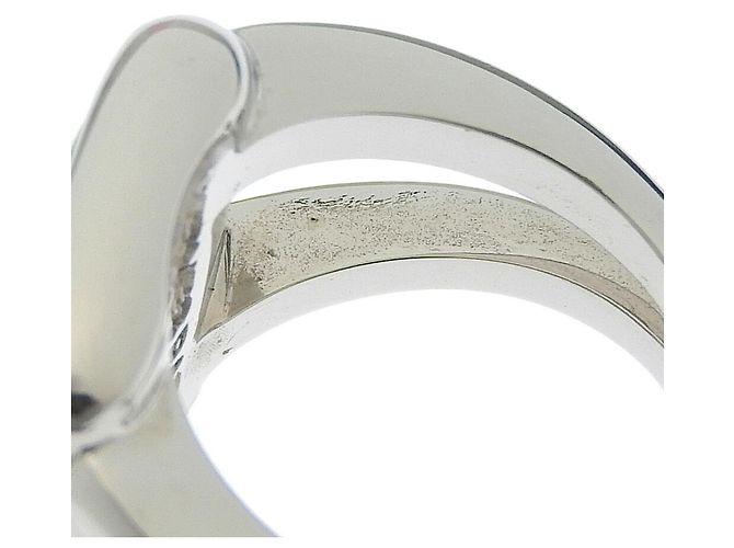 Hermès Corozo Bandring von Hermes Silber Grün - Ansicht 5