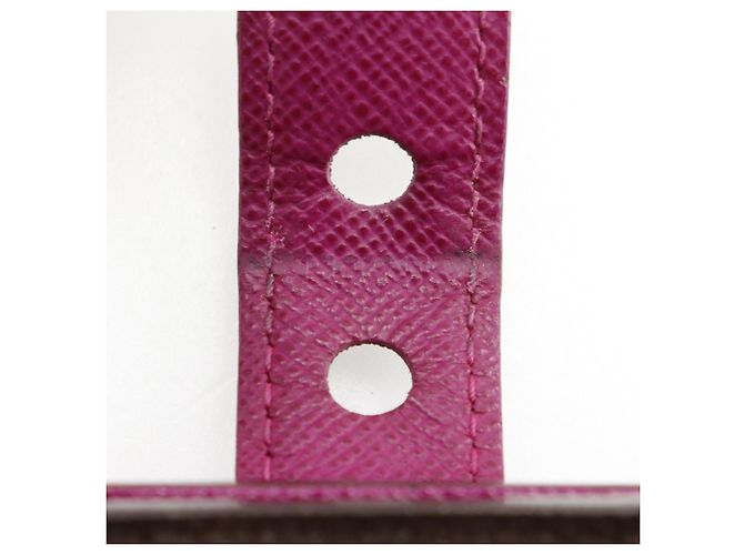 Billetera bifold compacta con cremallera Louis Vuitton Castaño Rosa Fucsia Monograma - vista 15