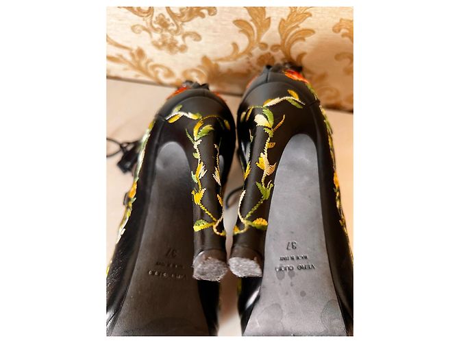 Stivaletti in pelle nera Giuseppe Zanotti Nero - vista 11