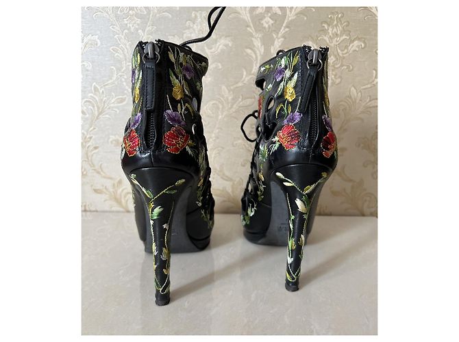 Stivaletti in pelle nera Giuseppe Zanotti Nero - vista 4