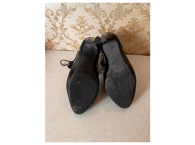 Stivaletti in pelle nera Giuseppe Zanotti Nero - vista 9