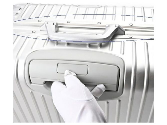 Valigia RIMOWA Original Check-in L Argento - vista 7