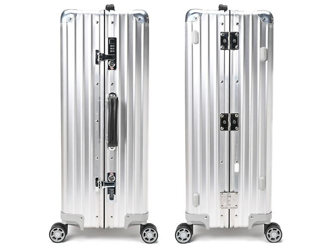 Valigia RIMOWA Classic Check-in M Argento - vista 4