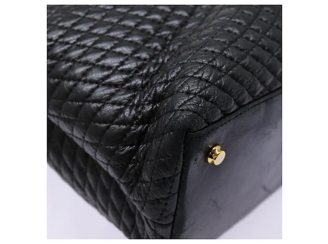 BALLY Borsa Tote in Pelle Nera Oro Auth ep5456 Nero D'oro - vista 12