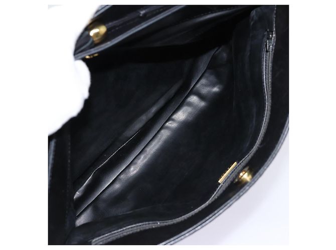 BALLY Borsa Tote in Pelle Nera Oro Auth ep5456 Nero D'oro - vista 21