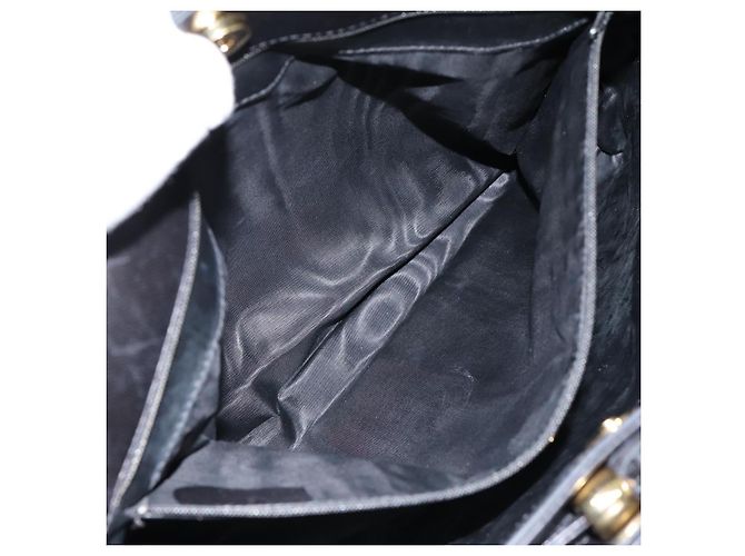 BALLY Borsa Tote in Pelle Nera Oro Auth ep5456 Nero D'oro - vista 25