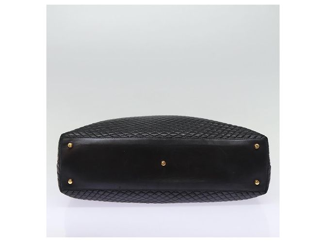 BALLY Borsa Tote in Pelle Nera Oro Auth ep5456 Nero D'oro - vista 9