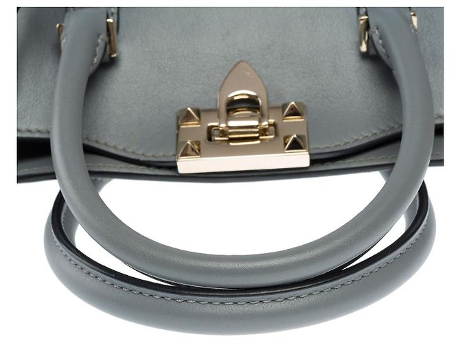 Bolsa de Couro Cinza VALENTINO GARAVANI - 102101 - vista 10