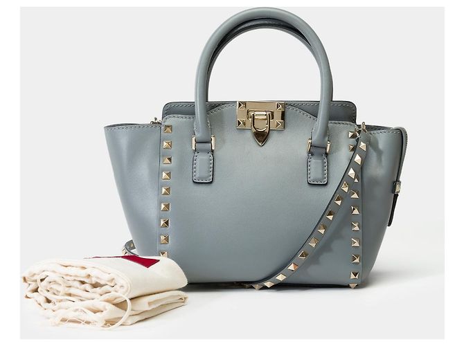 Bolsa de Couro Cinza VALENTINO GARAVANI - 102101 - vista 2