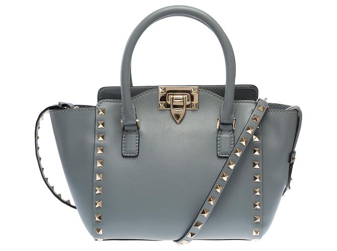 Bolsa de Couro Cinza VALENTINO GARAVANI - 102101 - vista 3