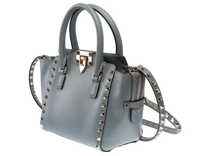 Bolsa de Couro Cinza VALENTINO GARAVANI - 102101 - vista 5