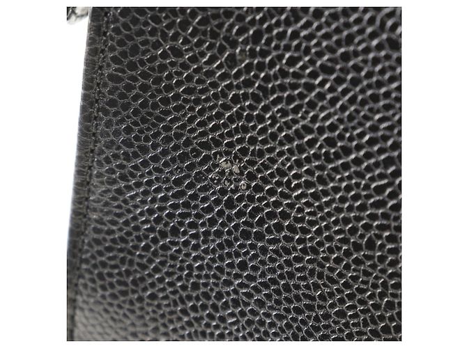 Borsa a mano in pelle caviar nera Chanel Nero - vista 10