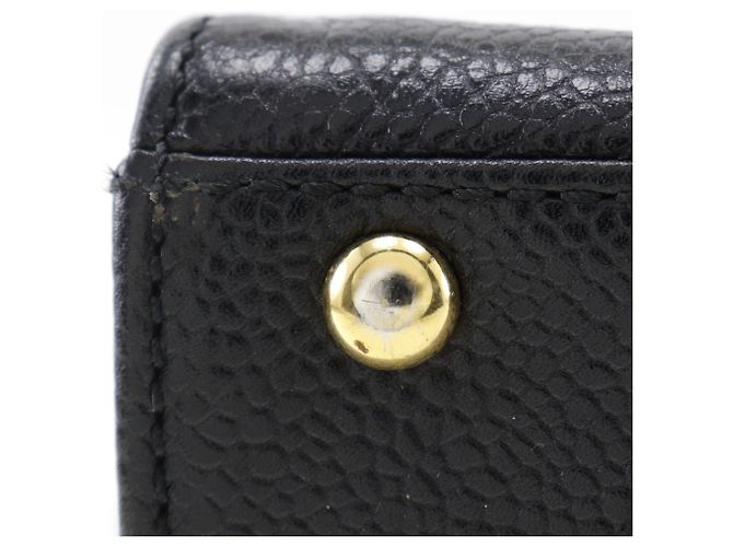 Borsa a mano in pelle caviar nera Chanel Nero - vista 13