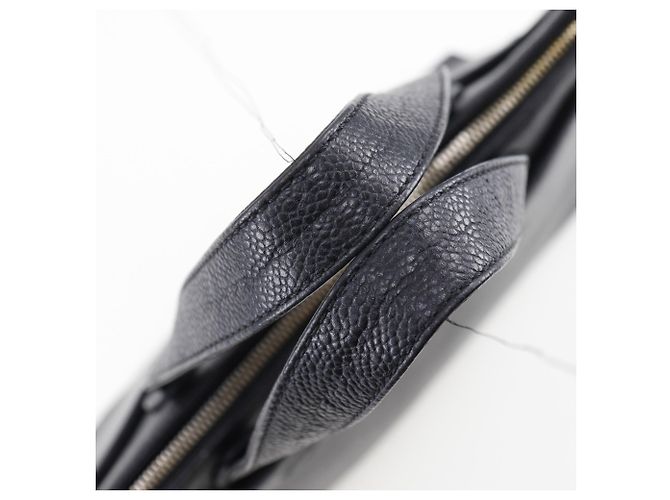 Borsa a mano in pelle caviar nera Chanel Nero - vista 5