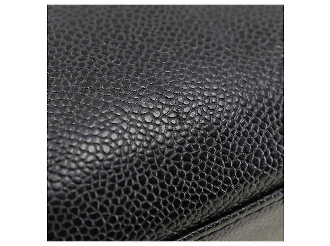 Borsa a mano in pelle caviar nera Chanel Nero - vista 7