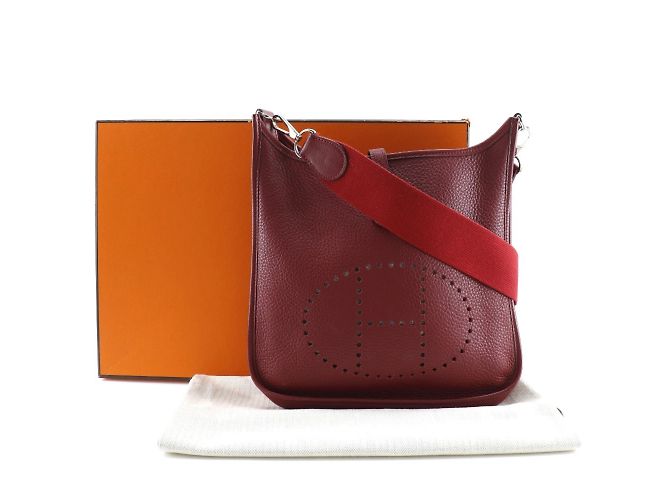 Borsa a spalla Evelyn 2PM di Hermès Rosso - vista 16