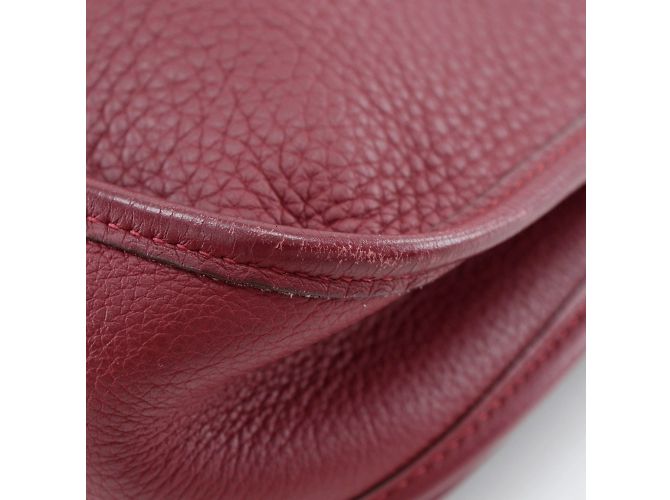 Borsa a spalla Evelyn 2PM di Hermès Rosso - vista 5