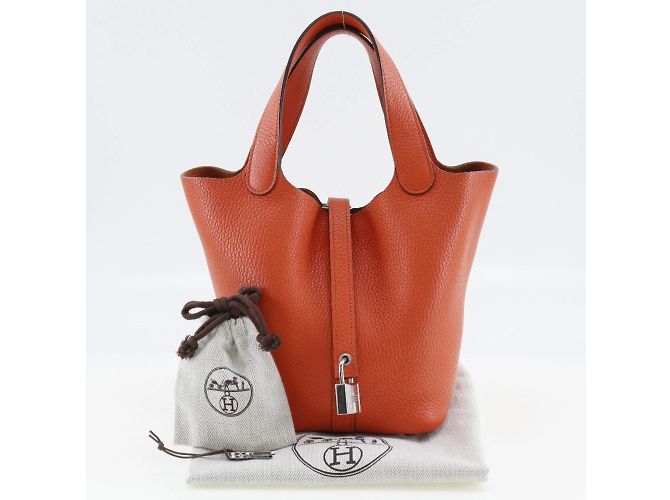 Hermès Hermes Picotin Lock PM Handtasche Orange - Ansicht 11