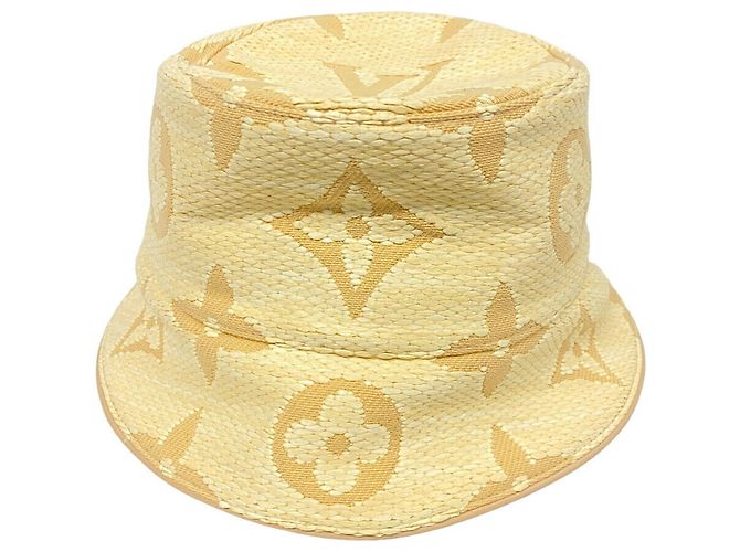 Cappello bucket beige Louis Vuitton - vista 2
