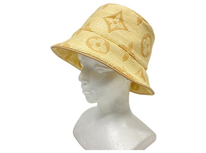 Cappello bucket beige Louis Vuitton - vista 6