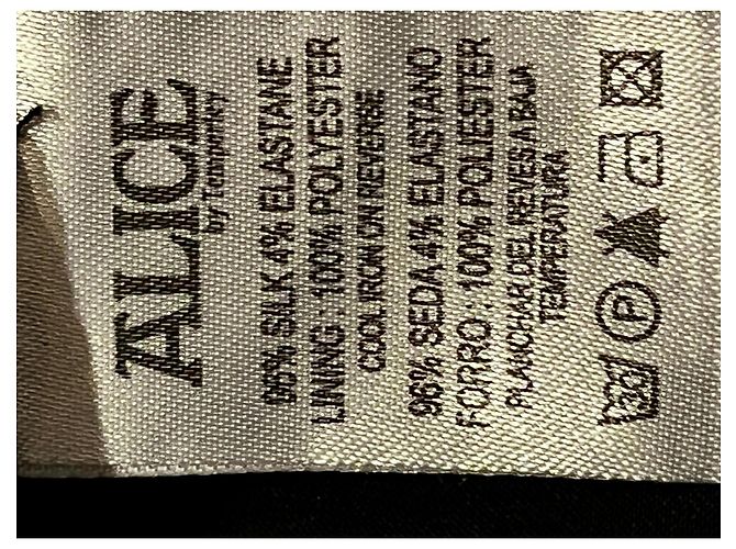 Alice by Temperley Mini abito borgogna con ricamo nero Porpora - vista 5