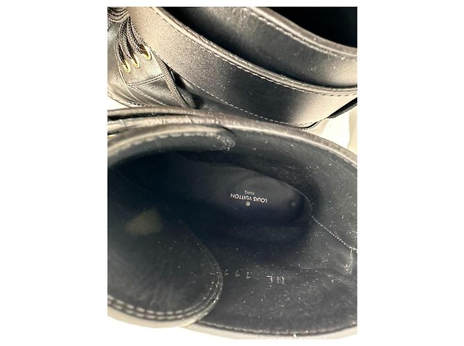 Louis Vuitton Wonderland Flat Ranger Nero Gold hardware - vista 6