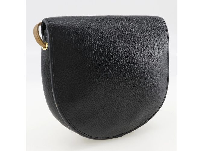 Schultertasche aus schwarzem Kalbsleder Christian Dior - Ansicht 3