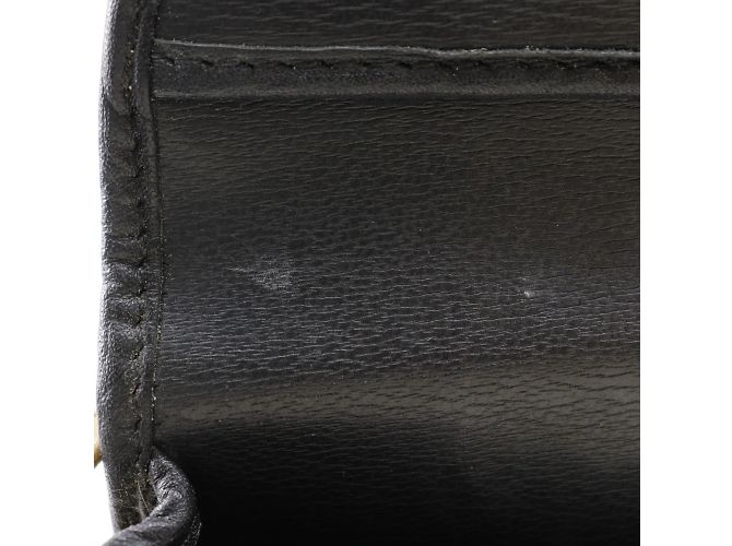 Schultertasche aus schwarzem Kalbsleder Christian Dior - Ansicht 6