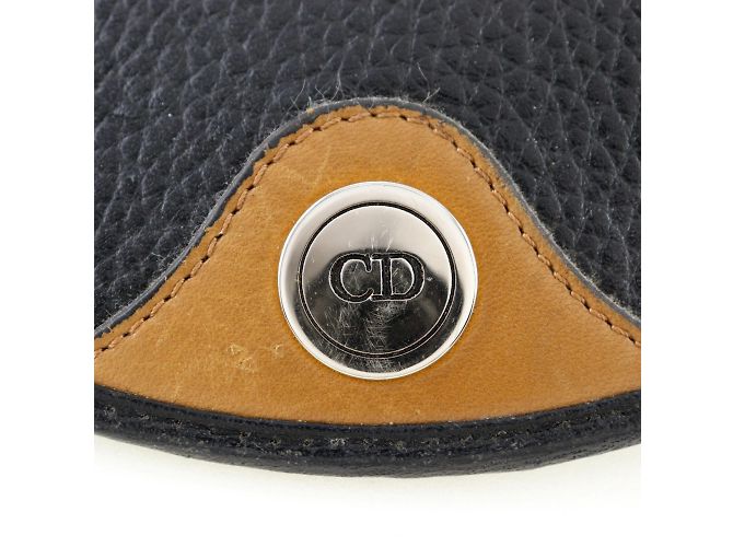 Schultertasche aus schwarzem Kalbsleder Christian Dior - Ansicht 9