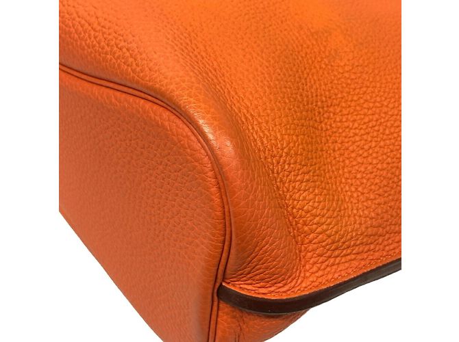 Hermès Borsa tote Hermes So Kelly 26 arancione - vista 3