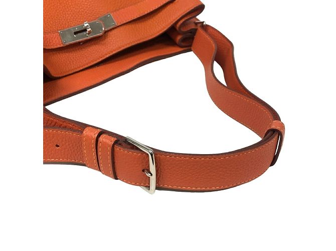 Hermès Borsa tote Hermes So Kelly 26 arancione - vista 5