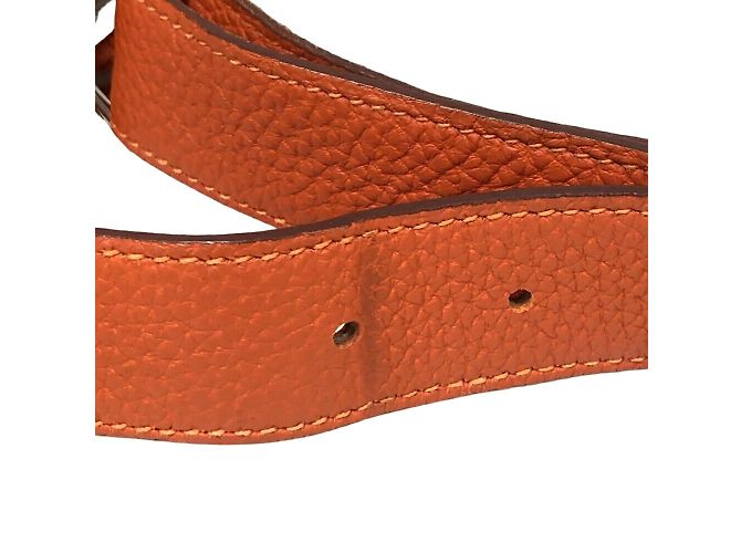 Hermès Borsa tote Hermes So Kelly 26 arancione - vista 6