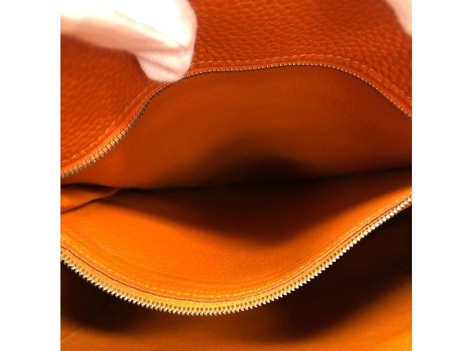 Hermès Borsa tote Hermes So Kelly 26 arancione - vista 8