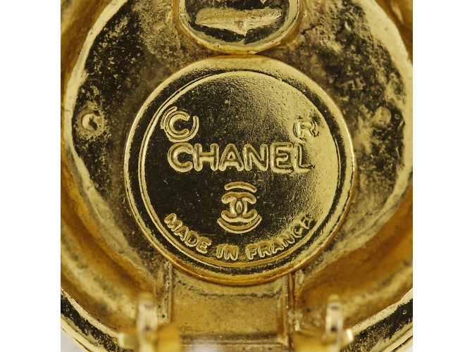 Orecchini a clip placcati in oro Chanel Coco Mark D'oro - vista 6