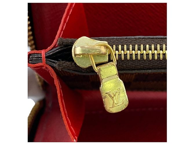Cartera larga Damier Louis Vuitton Castaño - vista 11