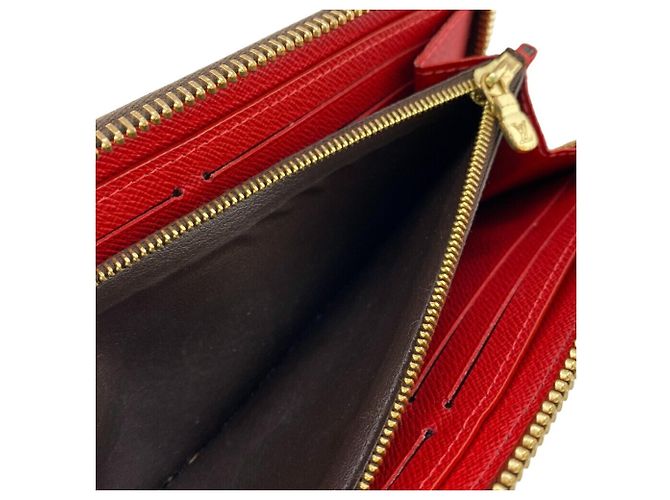 Cartera larga Damier Louis Vuitton Castaño - vista 12