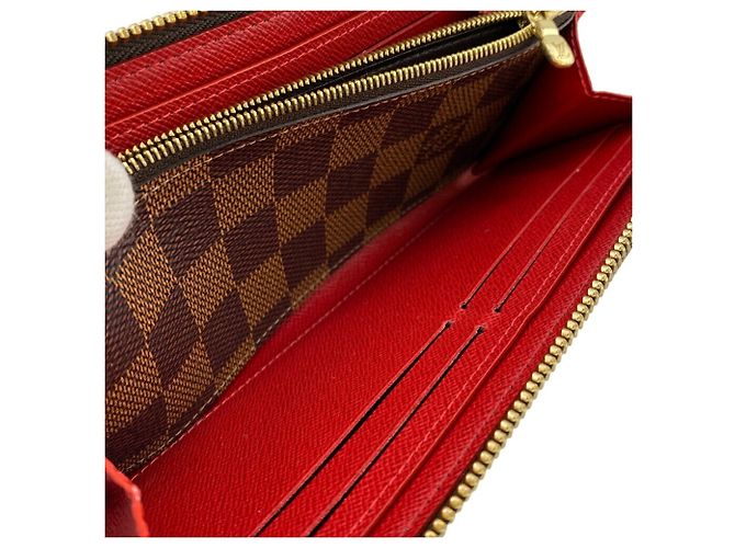 Cartera larga Damier Louis Vuitton Castaño - vista 13