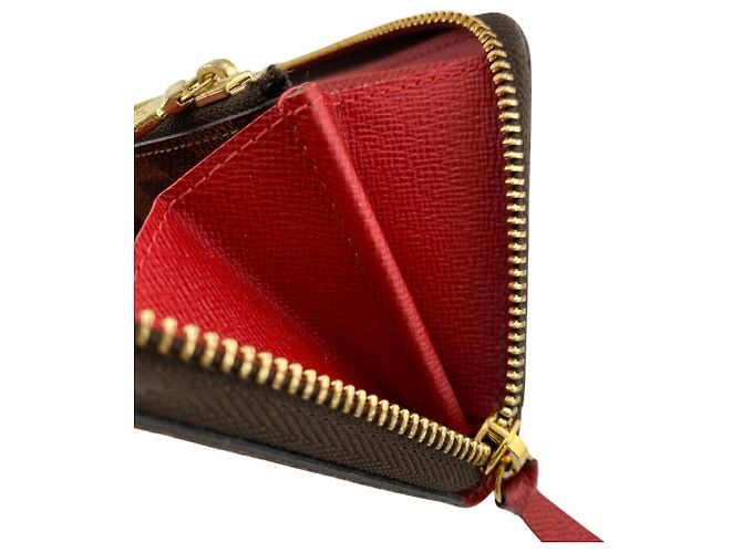 Cartera larga Damier Louis Vuitton Castaño - vista 18