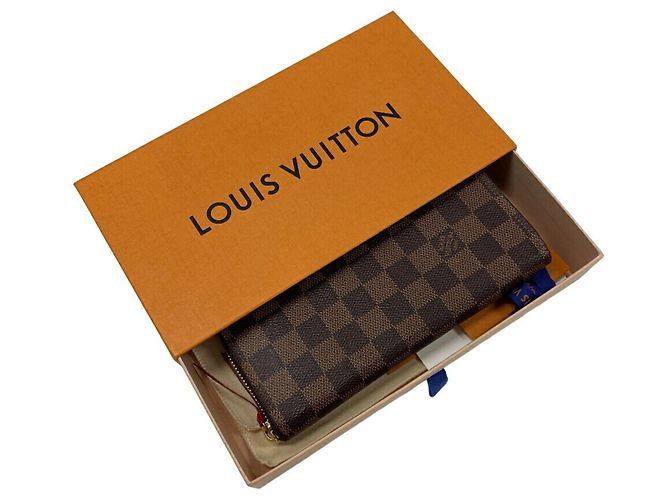 Cartera larga Damier Louis Vuitton Castaño - vista 19