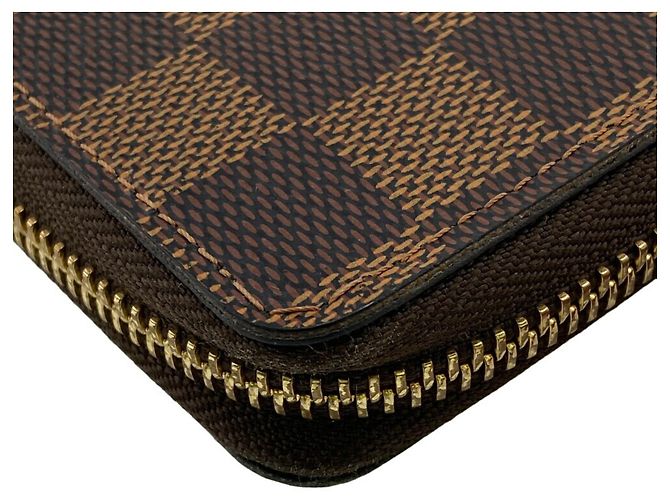 Cartera larga Damier Louis Vuitton Castaño - vista 4