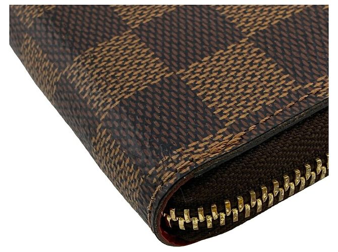 Cartera larga Damier Louis Vuitton Castaño - vista 6