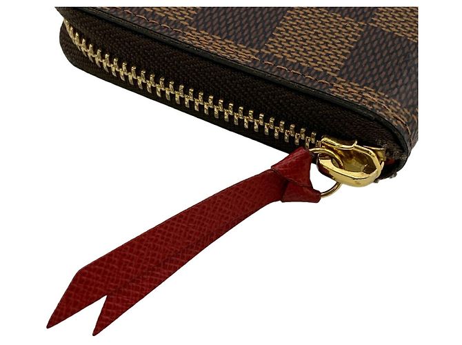 Cartera larga Damier Louis Vuitton Castaño - vista 8