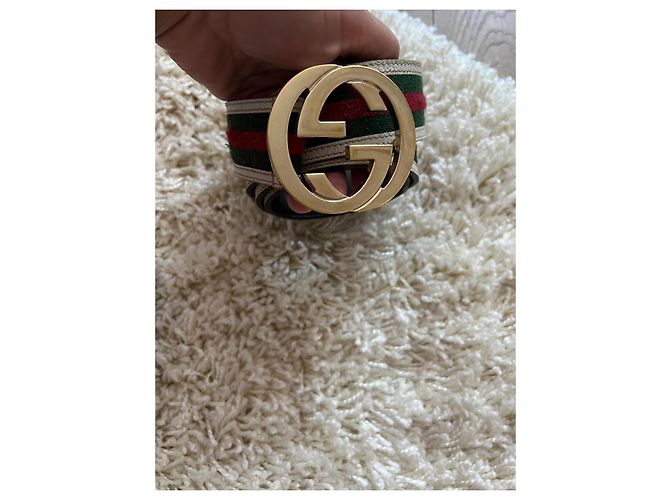 Gucci Gürtel Leder Dunkelrot Bordeaux - Ansicht 2