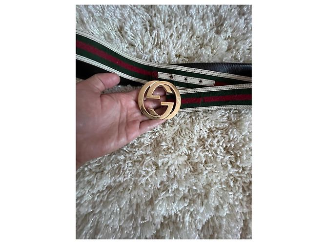 Gucci Gürtel Leder Dunkelrot Bordeaux - Ansicht 4