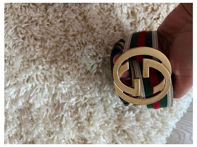 Gucci Gürtel Leder Dunkelrot Bordeaux - Ansicht 6