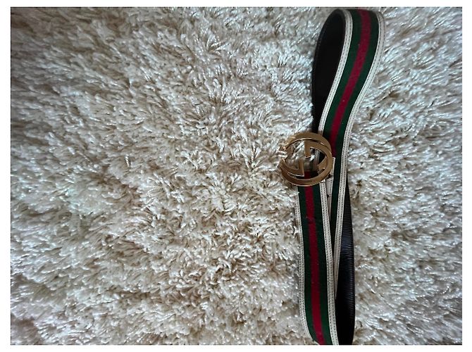Gucci Gürtel Leder Dunkelrot Bordeaux - Ansicht 8