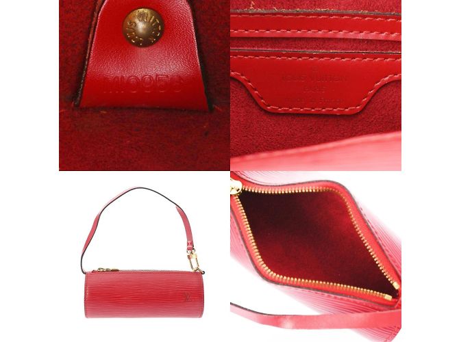 Borsa Louis Vuitton Epi Soufflot in rosso castigliano - vista 13