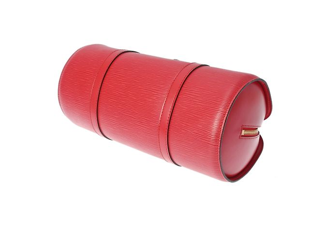 Borsa Louis Vuitton Epi Soufflot in rosso castigliano - vista 6